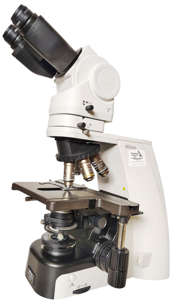 Nikon Eclipse Ci-L LED Microscope with 4 Objectives 100x, 50x, 40x, 10x