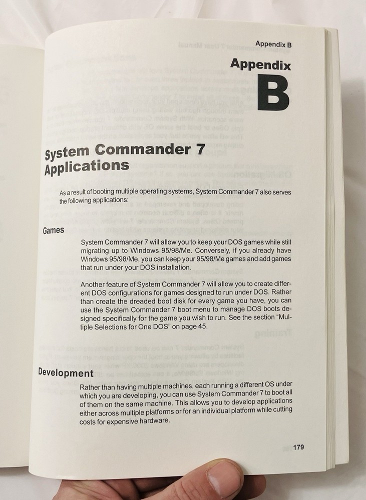 System Commander Version 7 User Manual VCOM Partitioning Guide Windows Linux PB