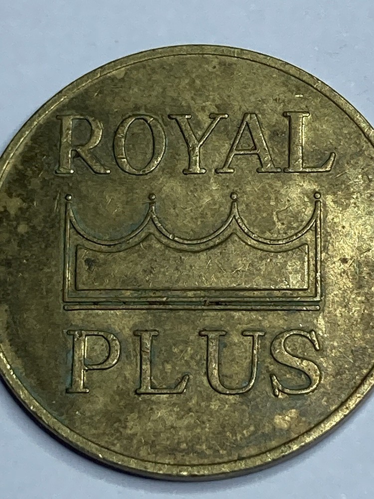 2 ROYAL PLUS AUTOMATIC TOKENS - RARE - LOOK!