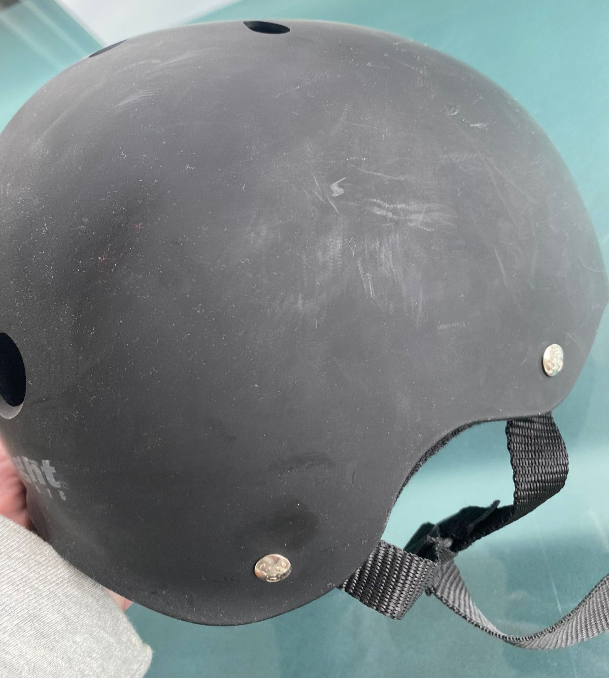 Preowned Triple Eight, Sweatsaver Liner, Skateboarding Helmet, Black, XL