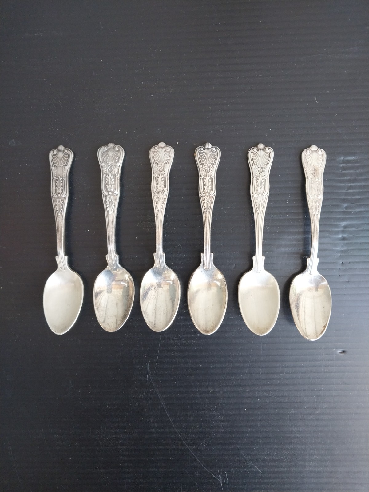 Six U.S.N. Naval Officer Wardroom Demi Spoons c 1930's