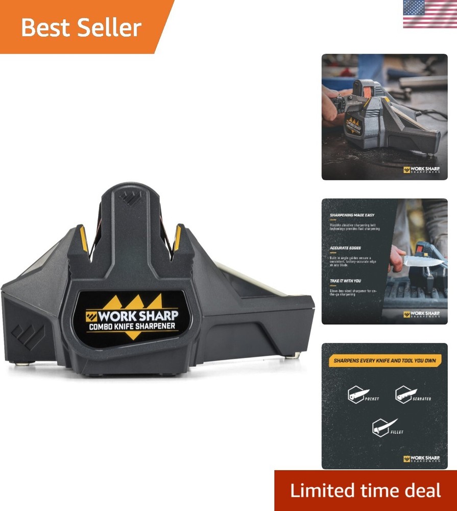 Multi-Purpose Knife Sharpener with Flexible Belt - Precision Edge Guaranteed