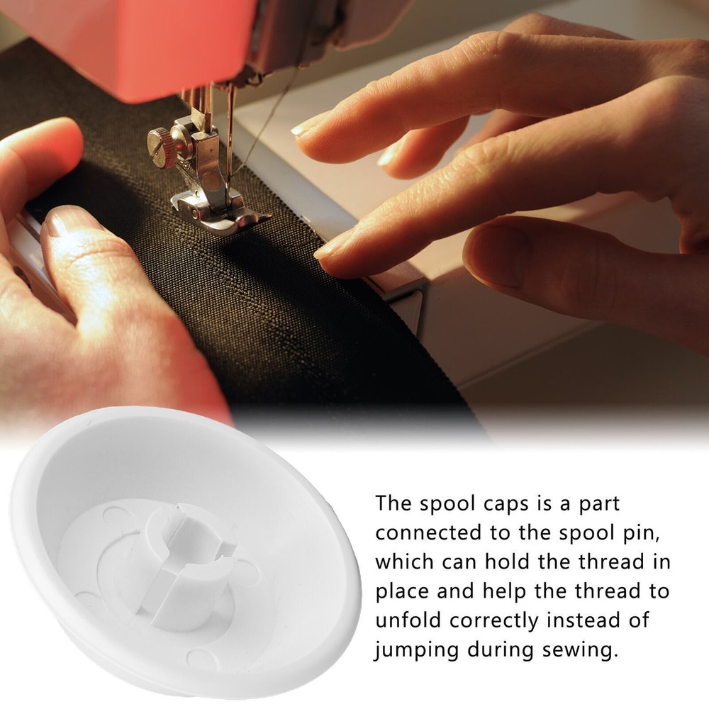 2 Pcs Spool Caps Practical Wear Resistant Sewing Machine Replacement Spool Cover