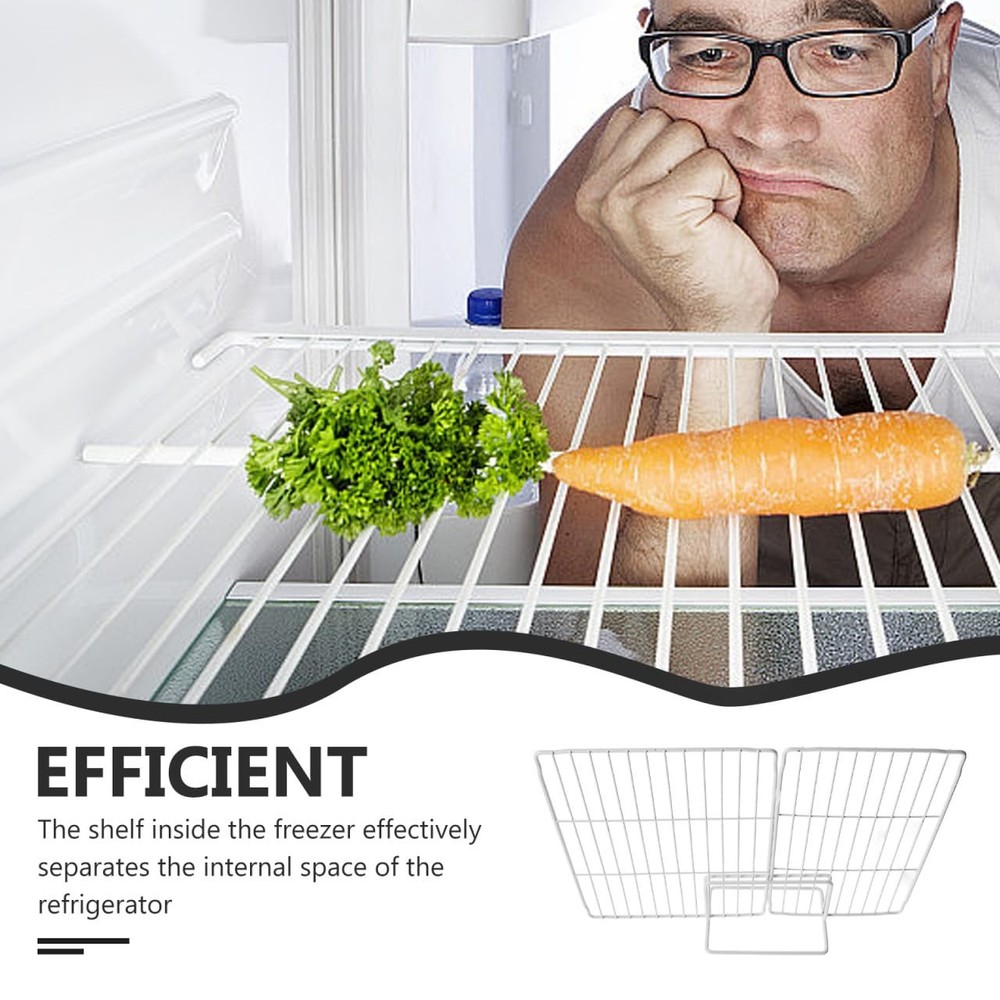 Freezer Divider Iron Wire Mesh Organizer Heavy Duty Storage Separator for Eff...