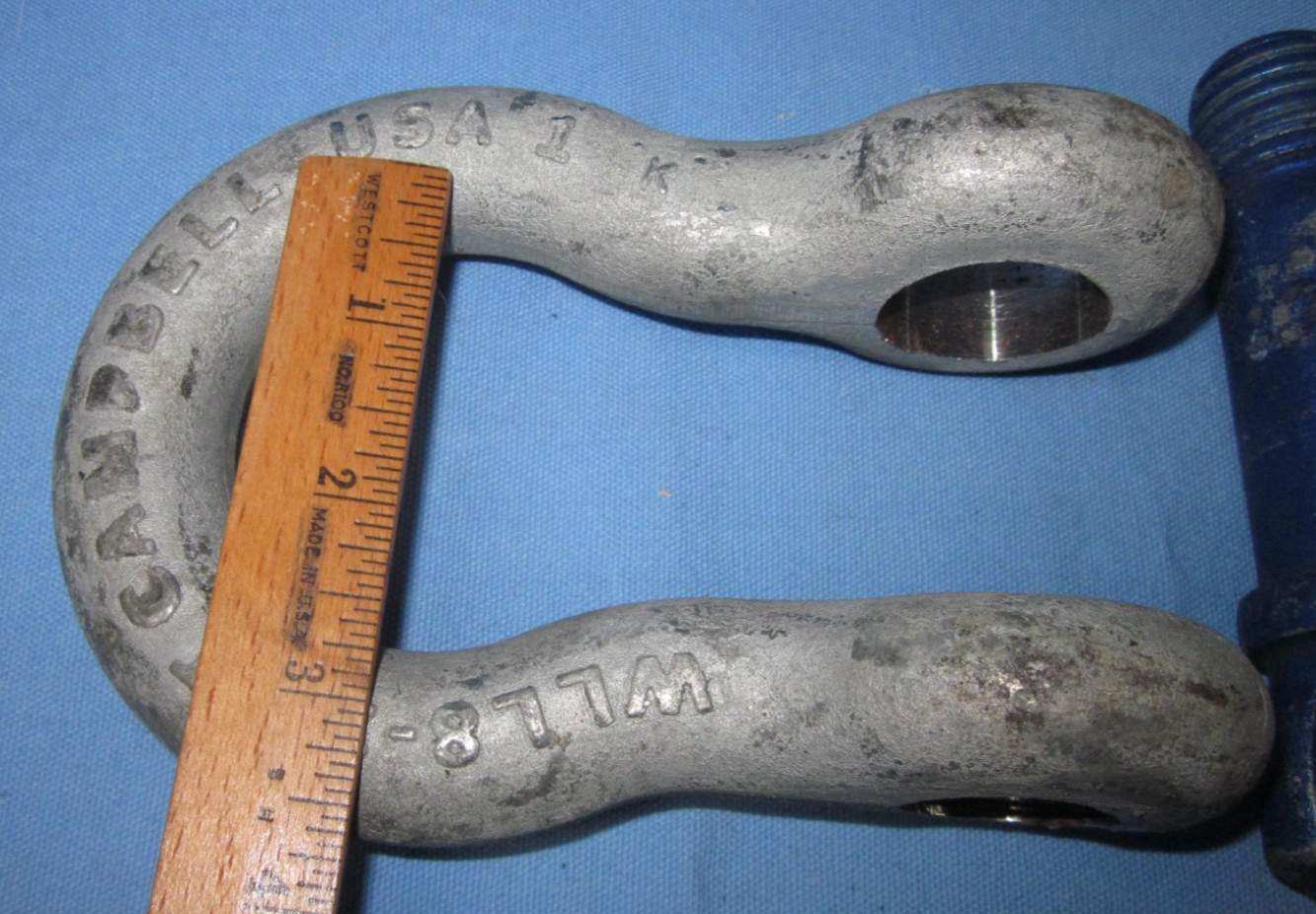Campbell WLL 8-1/2 Ton Anchor Shackle with its Screw pin