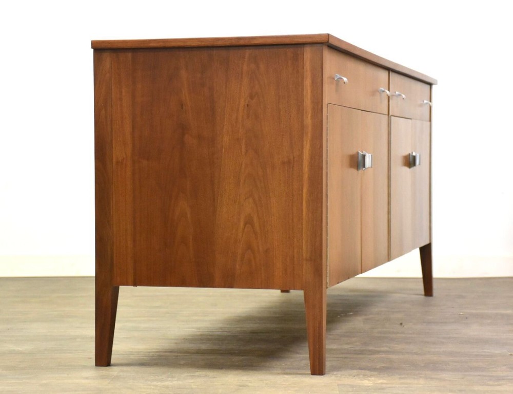 Walnut Mid Century Credenza