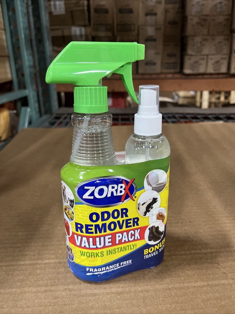 ZORBX Unscented Odor Eliminator for Strong Odor - Value Pack