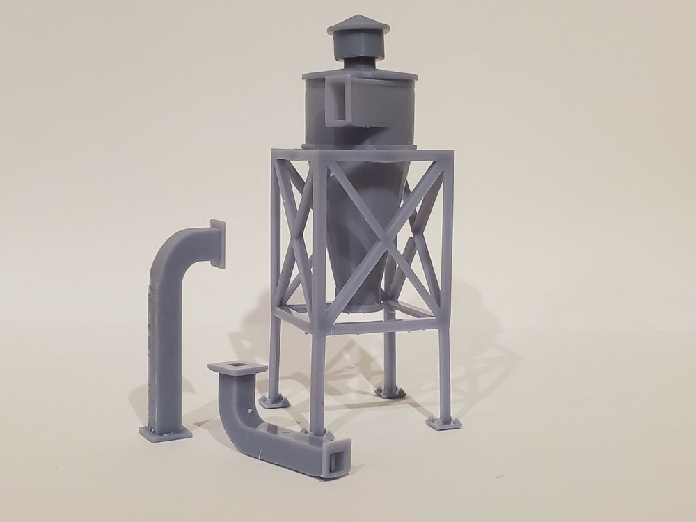 O Scale Cyclone Dust Collector - Model Railroads - Dioramas