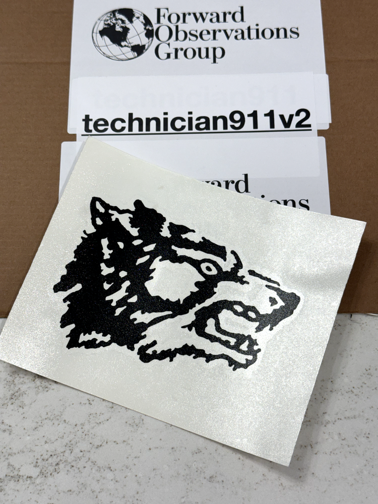 Forward Observations Group Wolf 40 LARGE Sticker Decal NEW 2024 - UNRELEASED