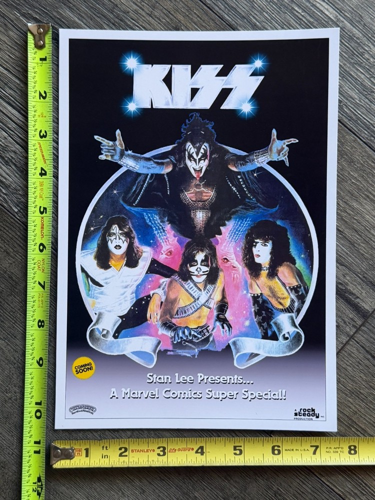 KISS Standup Display Marvel 2nd Comic Custom Made Vintage Kiss Aucoin Style