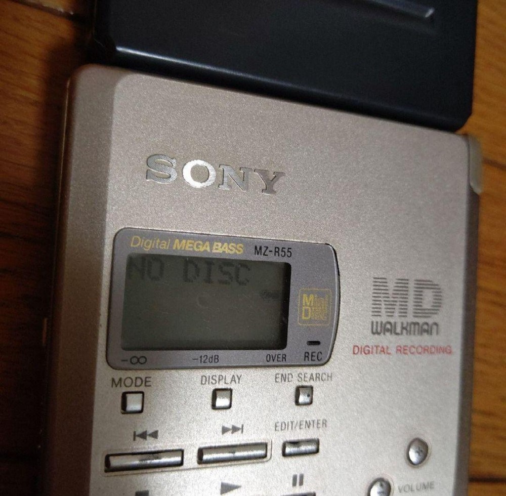 Sony Portable MD Recorder Mz-R55 Silver