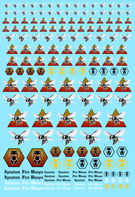 Wasp Legion Tiny Titans Transfers A6