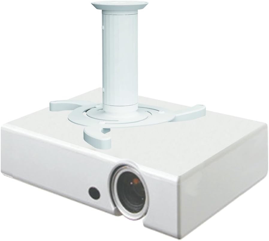 Newstar BEAMER-C80WHITE Universal Projector Ceiling Mount, Height Adjustable (8-