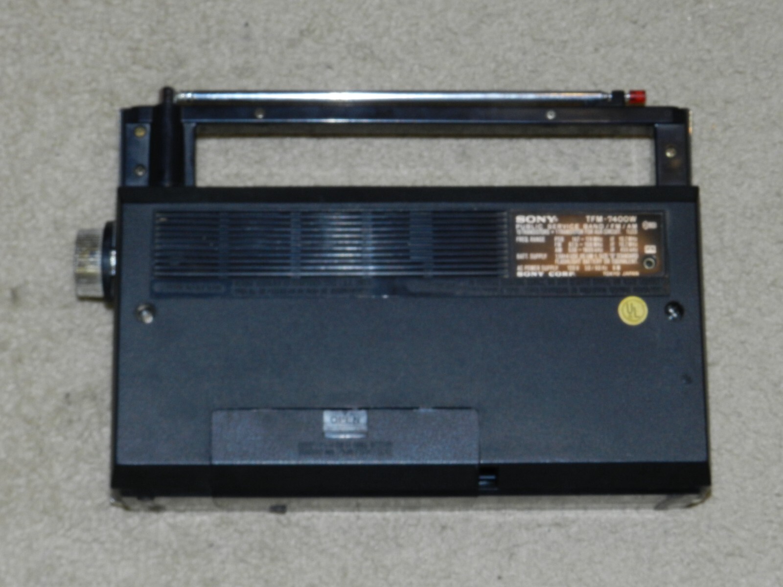 RARE SONY TFM 7400W PORTABLE RADIO PSB/FM/AM TESTED WORKS