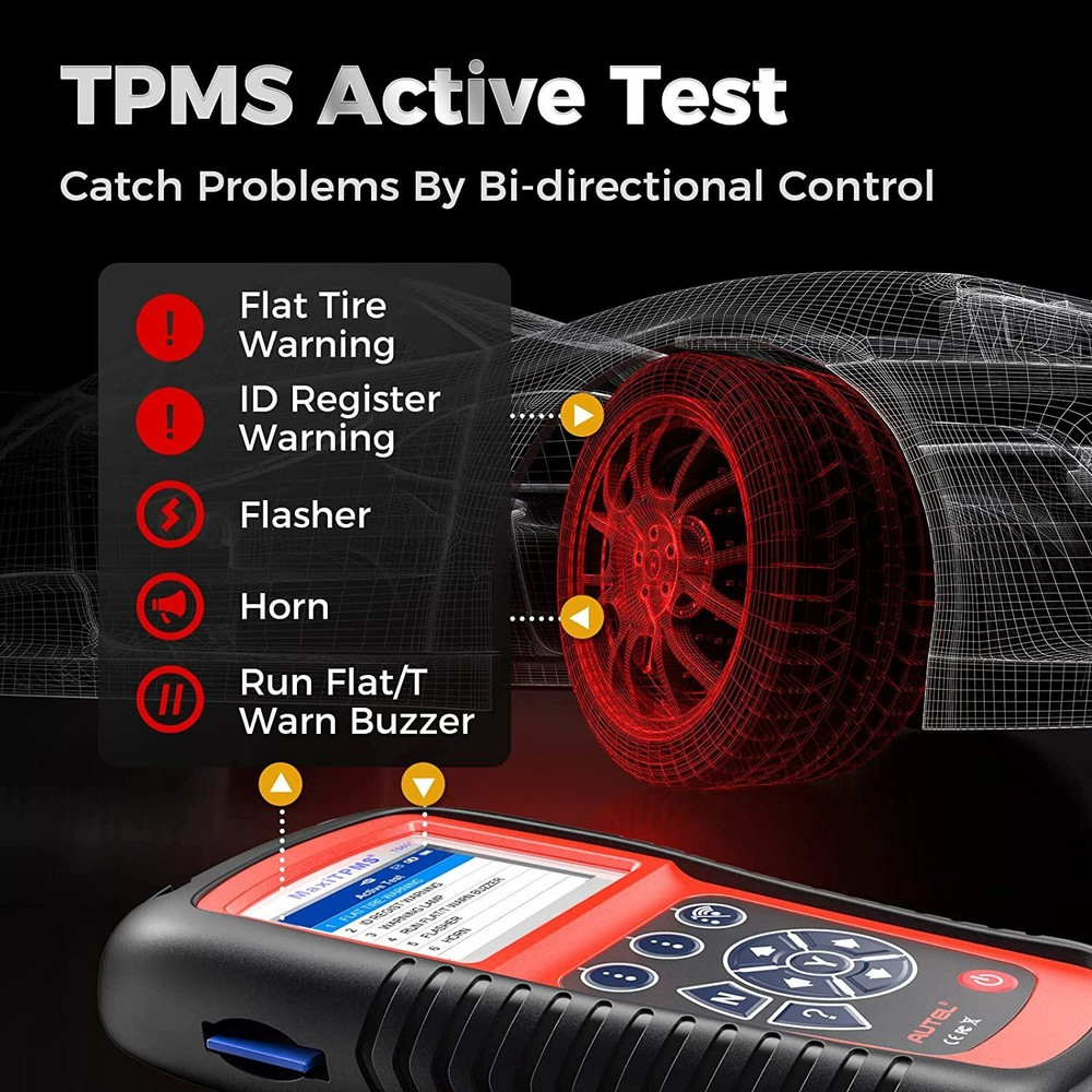 Autel MaxiTPMS TS601 OBD2 OBDII Scanner TPMS Tire Sensor Diagnostic Reset Tool