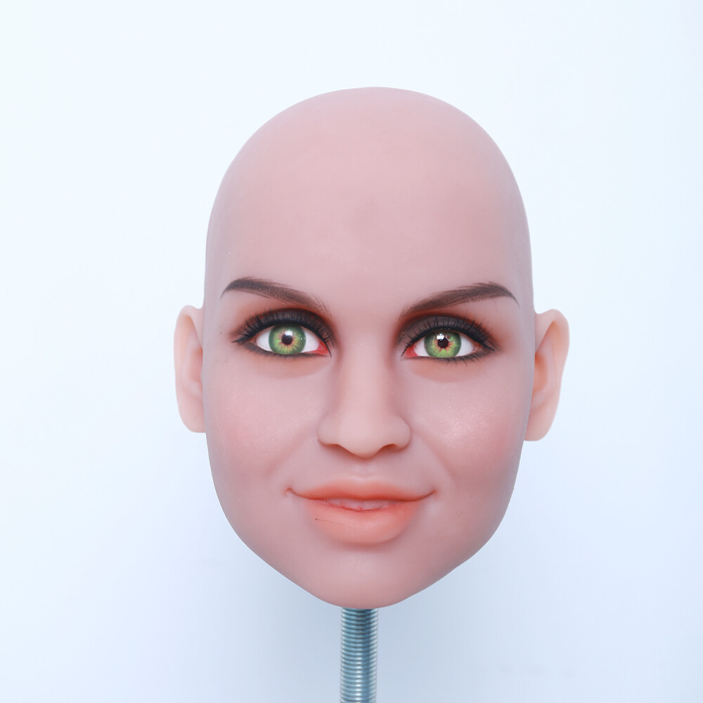 (OnlyHead)Realistic TPE Sex D-oll Head Adult Love Toys Heads for Man Sex Toys