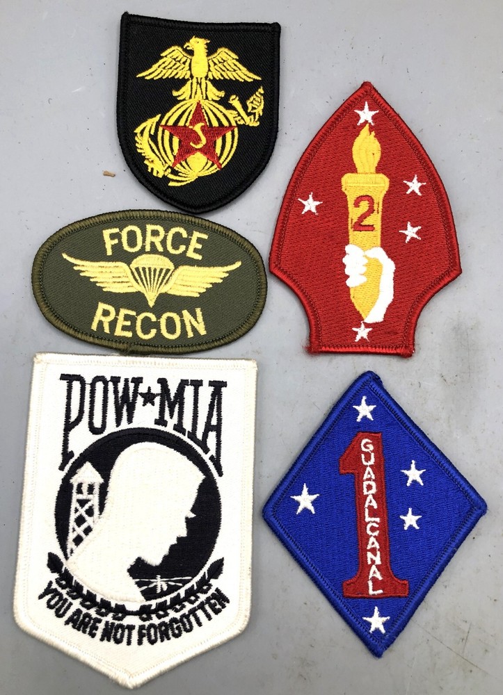 USMC Veteran POW Force Recon Patch Lot