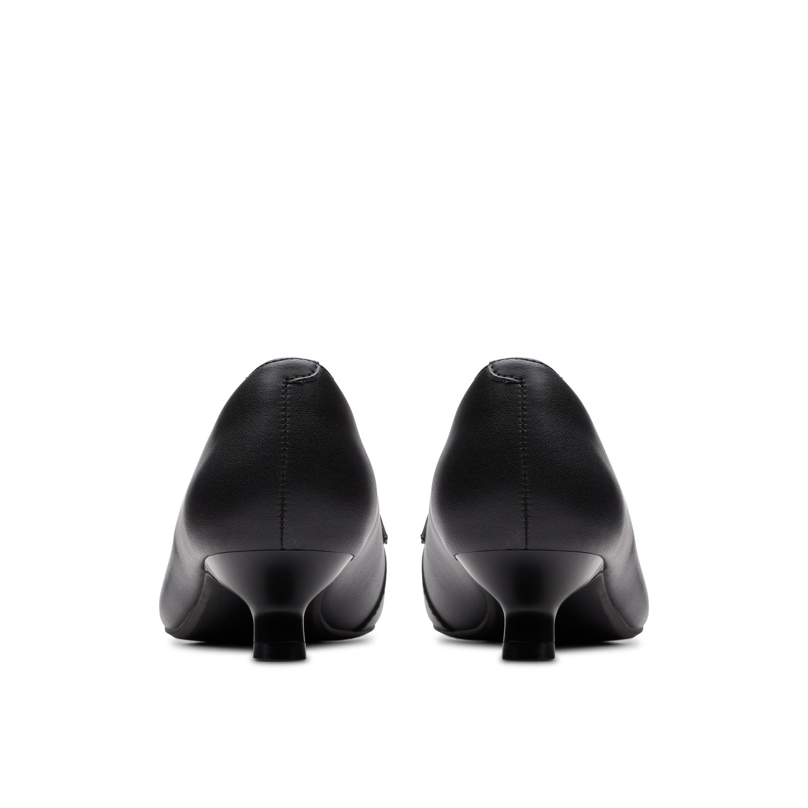 Clarks Womens Scarlyt Mabel Black Leather Dress Shoes