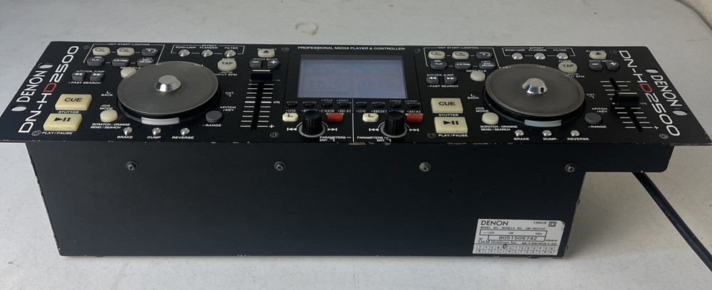 Denon DN-HD2500 Professional Media Player & Controller Dual Deck DJ Controller