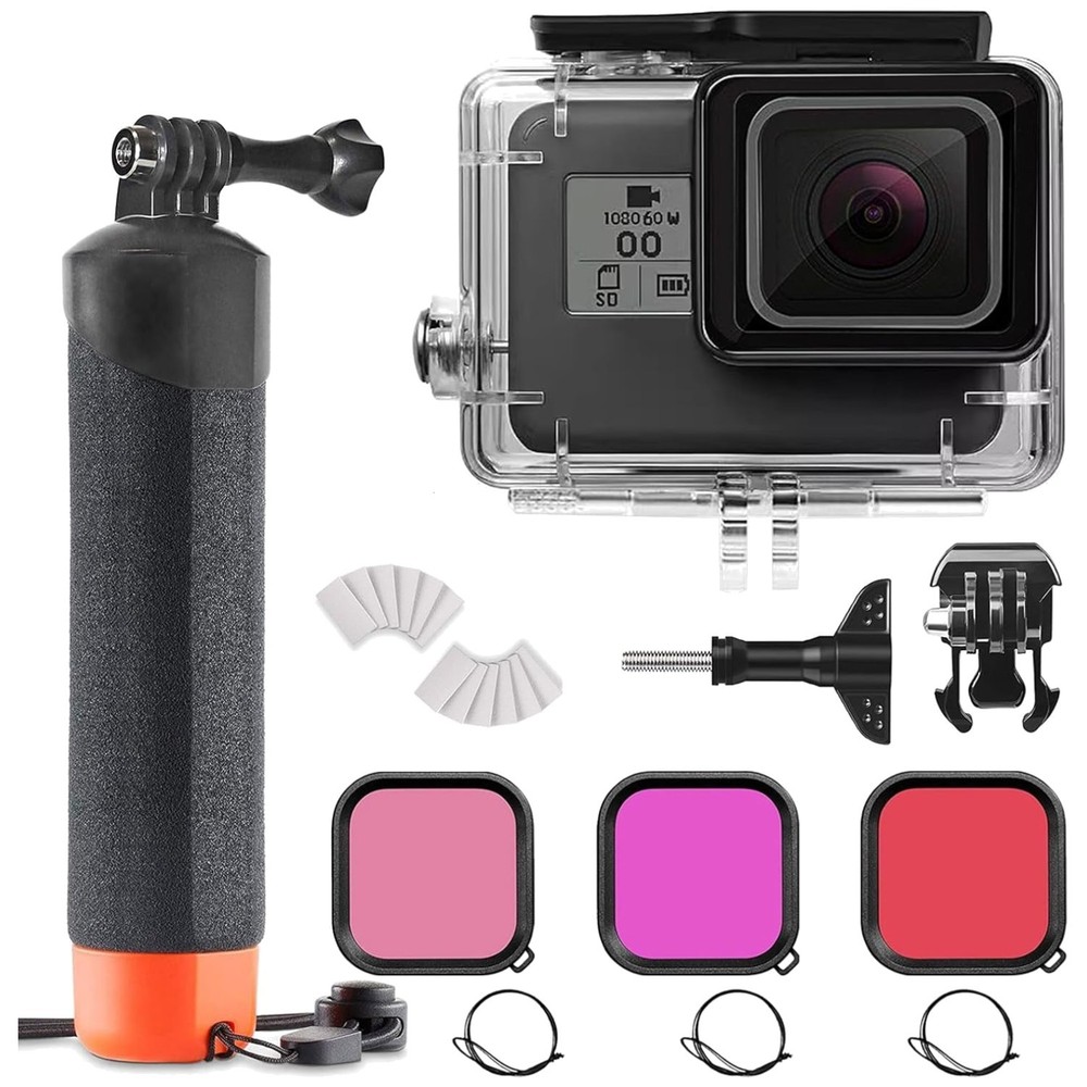 50m Waterproof Case with 3 Diving Filters