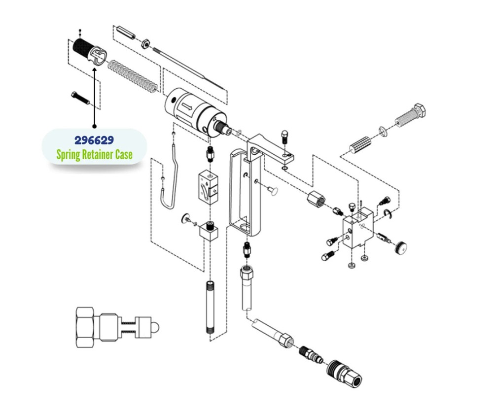 D-GUN SPRING RETAINER CASE KIT - (296629)