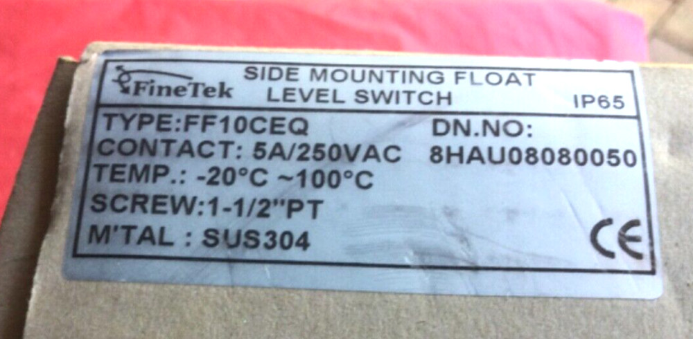 FINETEK FF10CEQ Side Mounting Float Level Switch
