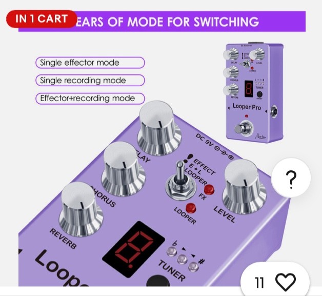 rowin looper pro guitar effects...