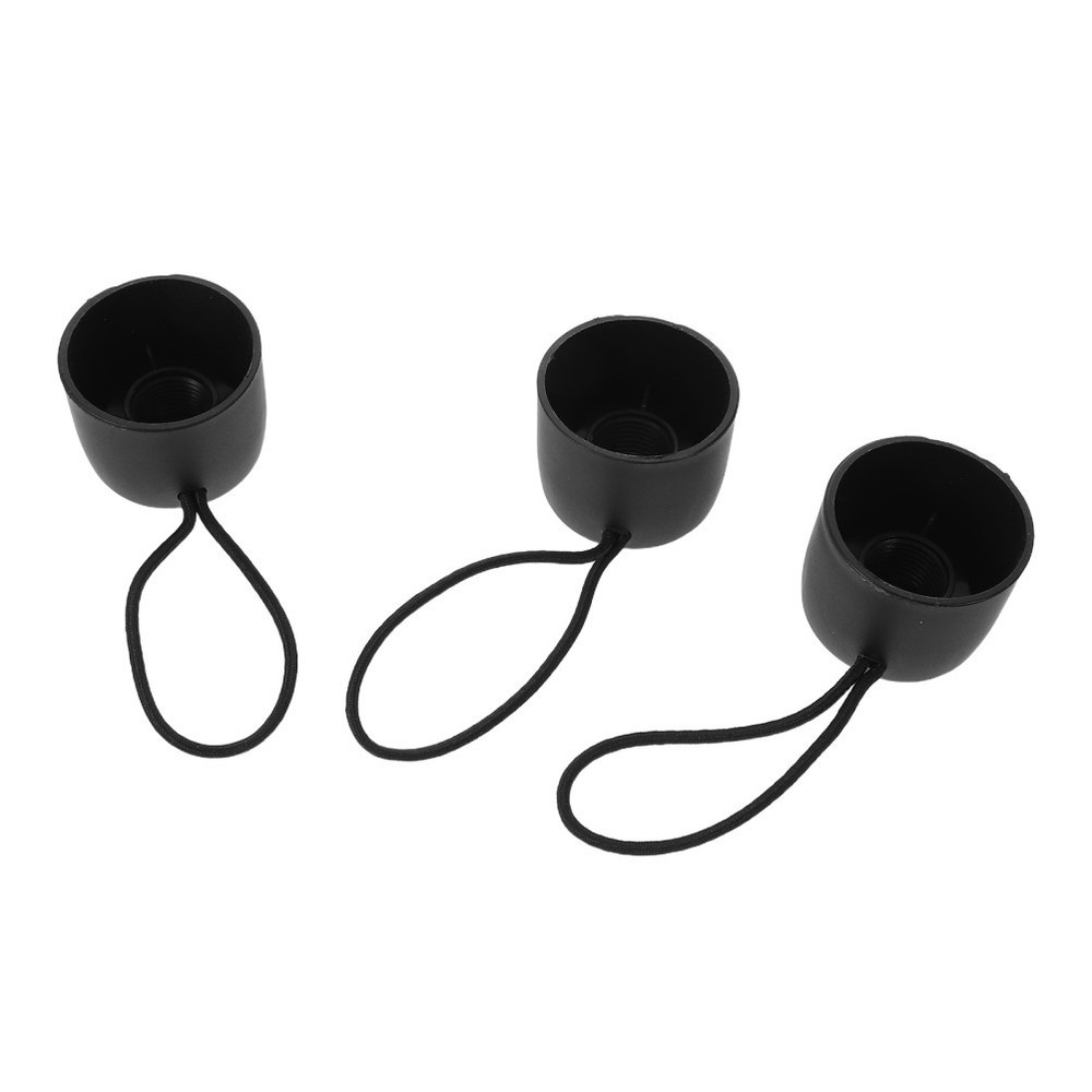 3 PCS Universal Umbrella Handle Black Replacement Grip with Strap