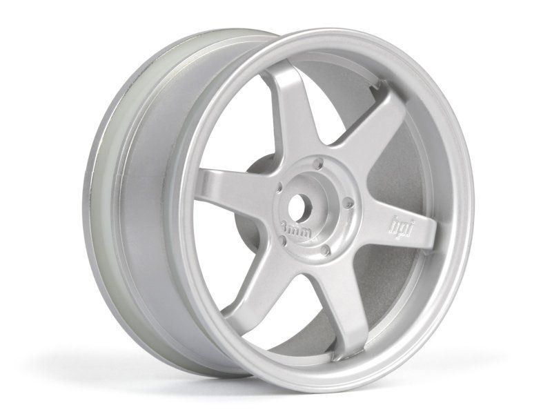 HPI Racing - TE37 Wheel 26mm Matte Chrome (3mm Offset)