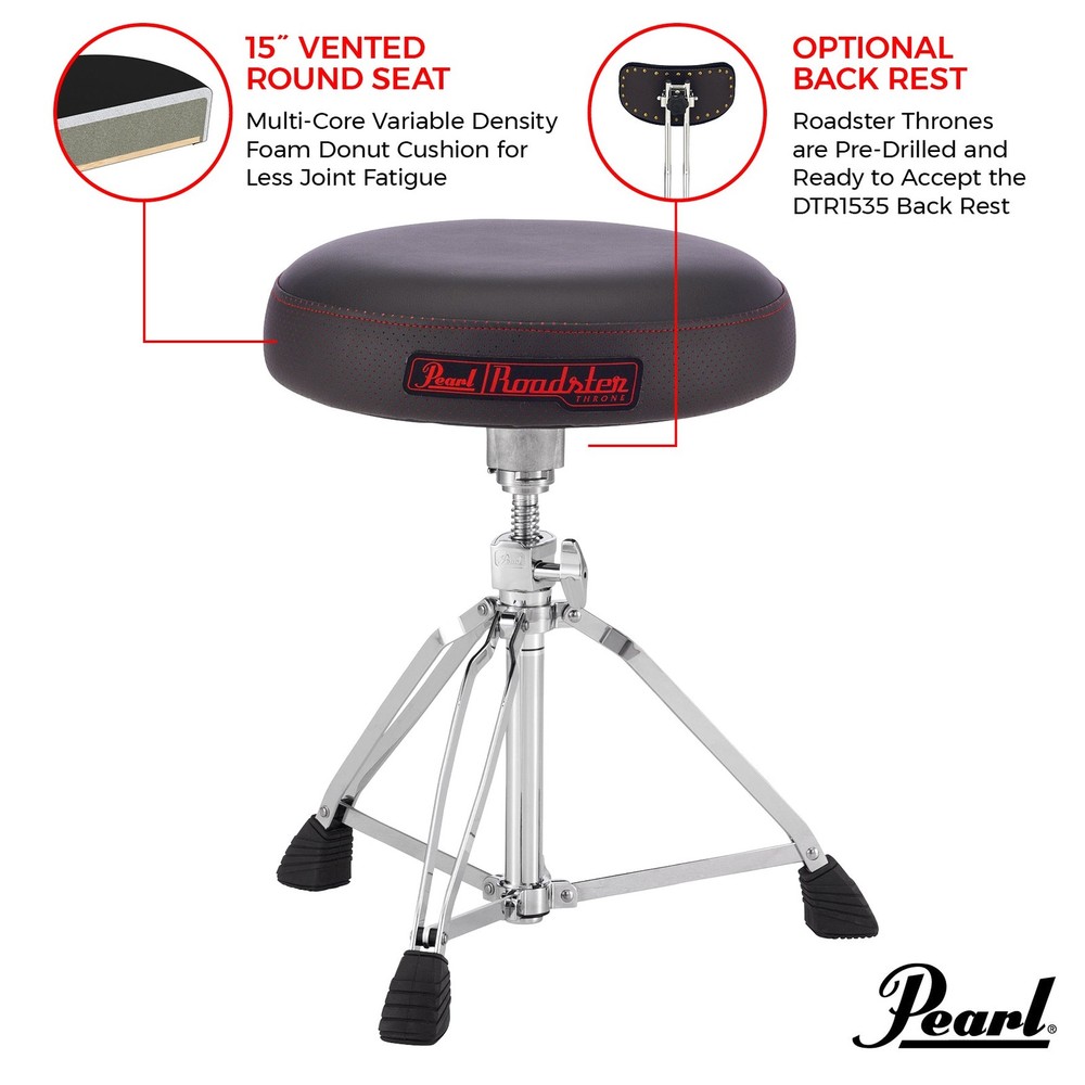 Pearl Roadster D1500 Multi-Core Donut Throne Black