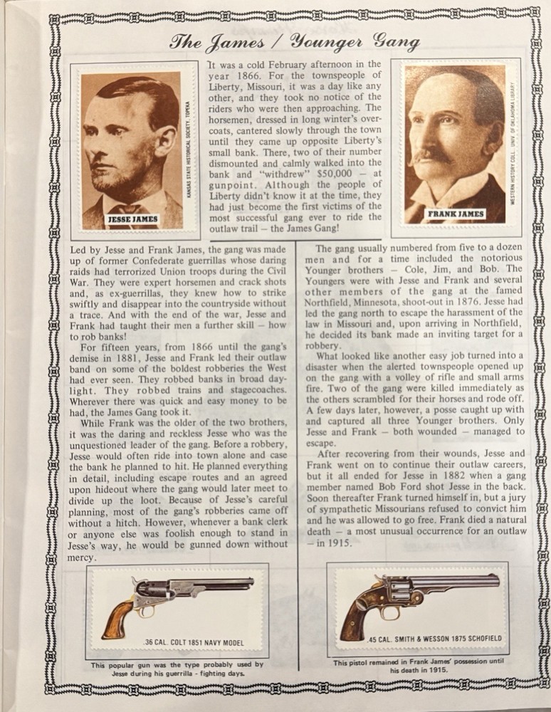 Vintage "The Wild West Stamp Kit" H. E Harris 1979 Original Packaging