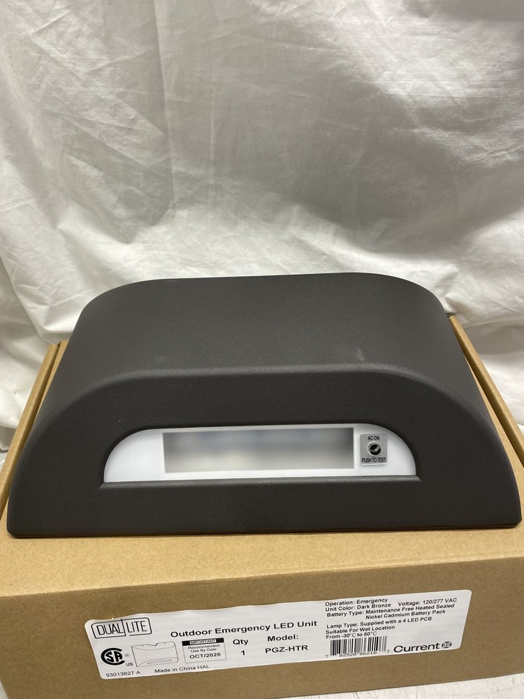 Dual Lite PGZ-HTR Outdoor LED Unit Bronze