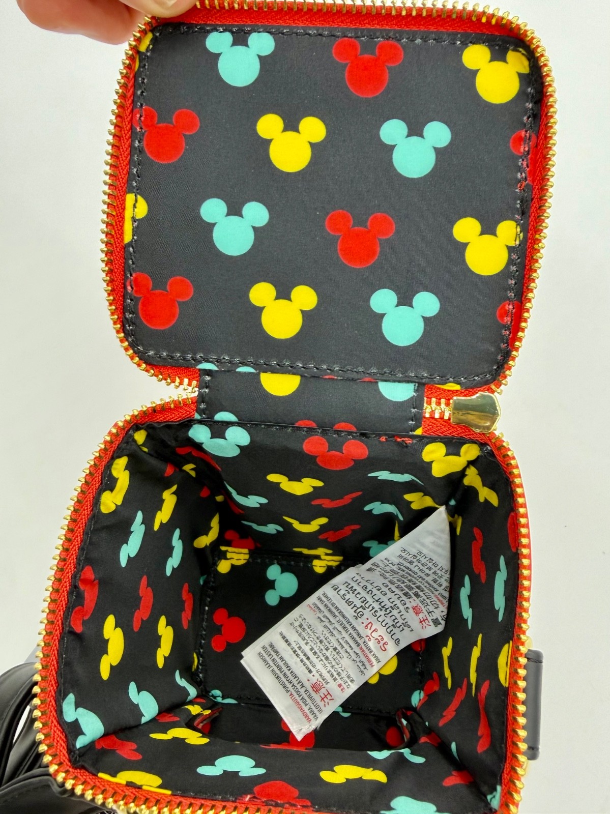 Disney Parks Loungefly Railroad Train Mickey Minnie Mouse Crossbody Bag NWT 2026