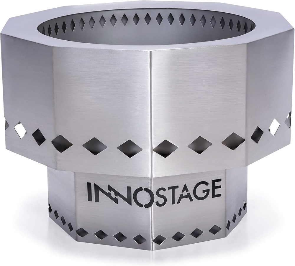 Patented Smokeless Fire Pit for Camping and Picnic