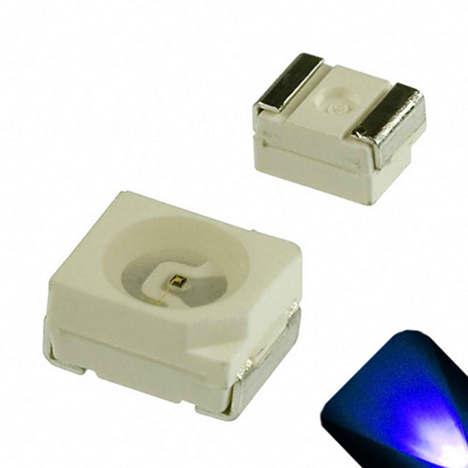 20 x LED PLCC2 1210 3528 Blue SMD LEDs Light Super Ultra Bright Gauge PLCC-2