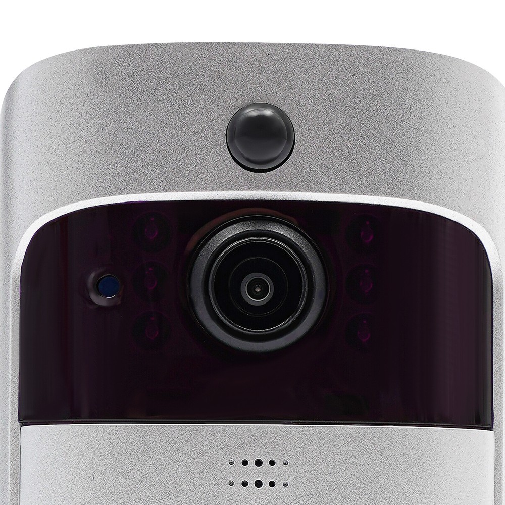 Wireless Security Smart WiFi Doorbell Intercom Video Camera Door Bell V5 Silver