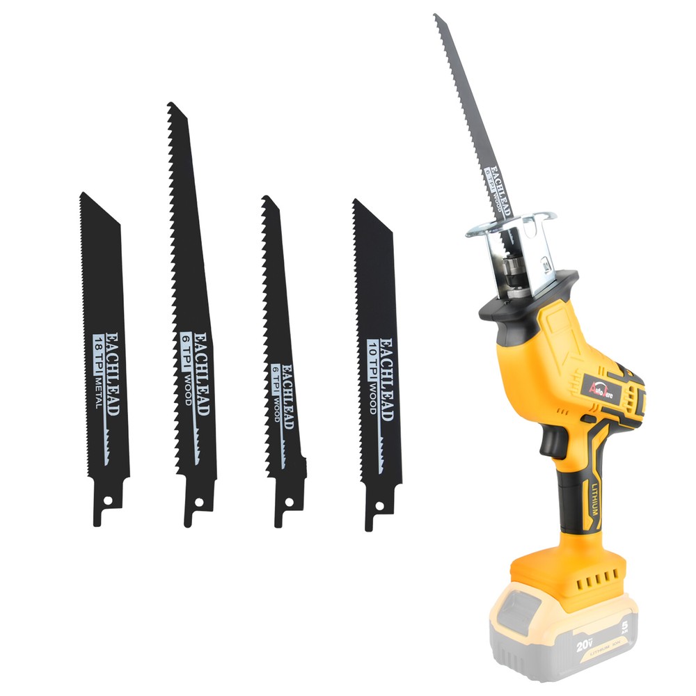 Brushless Cordless Reciprocating Saw for Dewalt 20V Max Variable Speed Tool Only