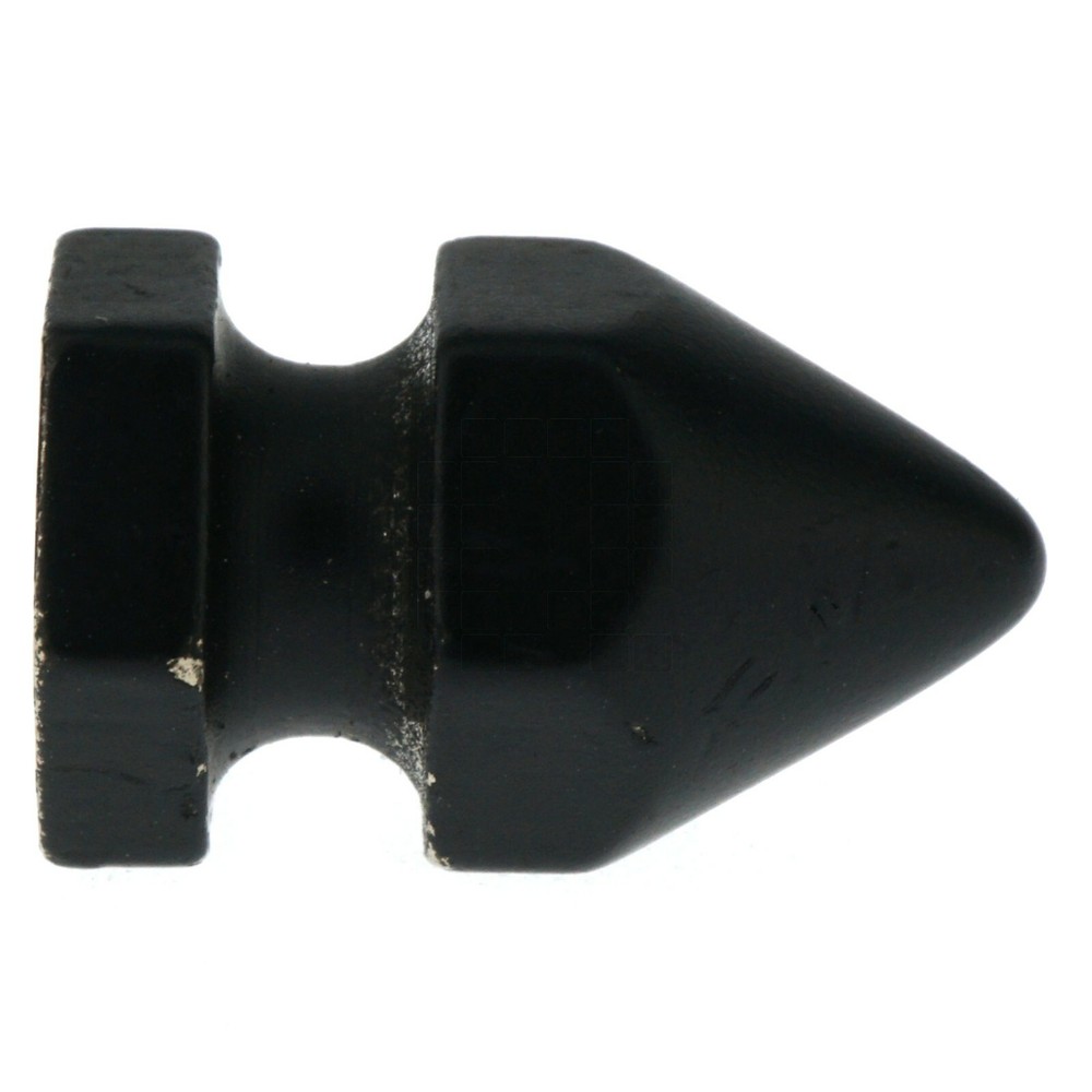 Black Hex Tree Spike 8x14mm, Threaded M3-0.5mm, 5 Pack