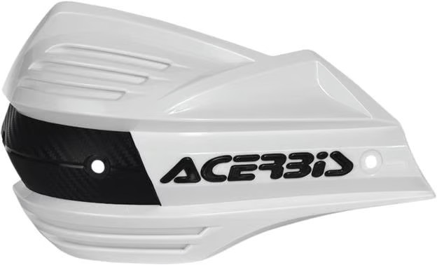 Acerbis X-Factor Replacement Plastic Handguards - White Motorcycle 2393480002