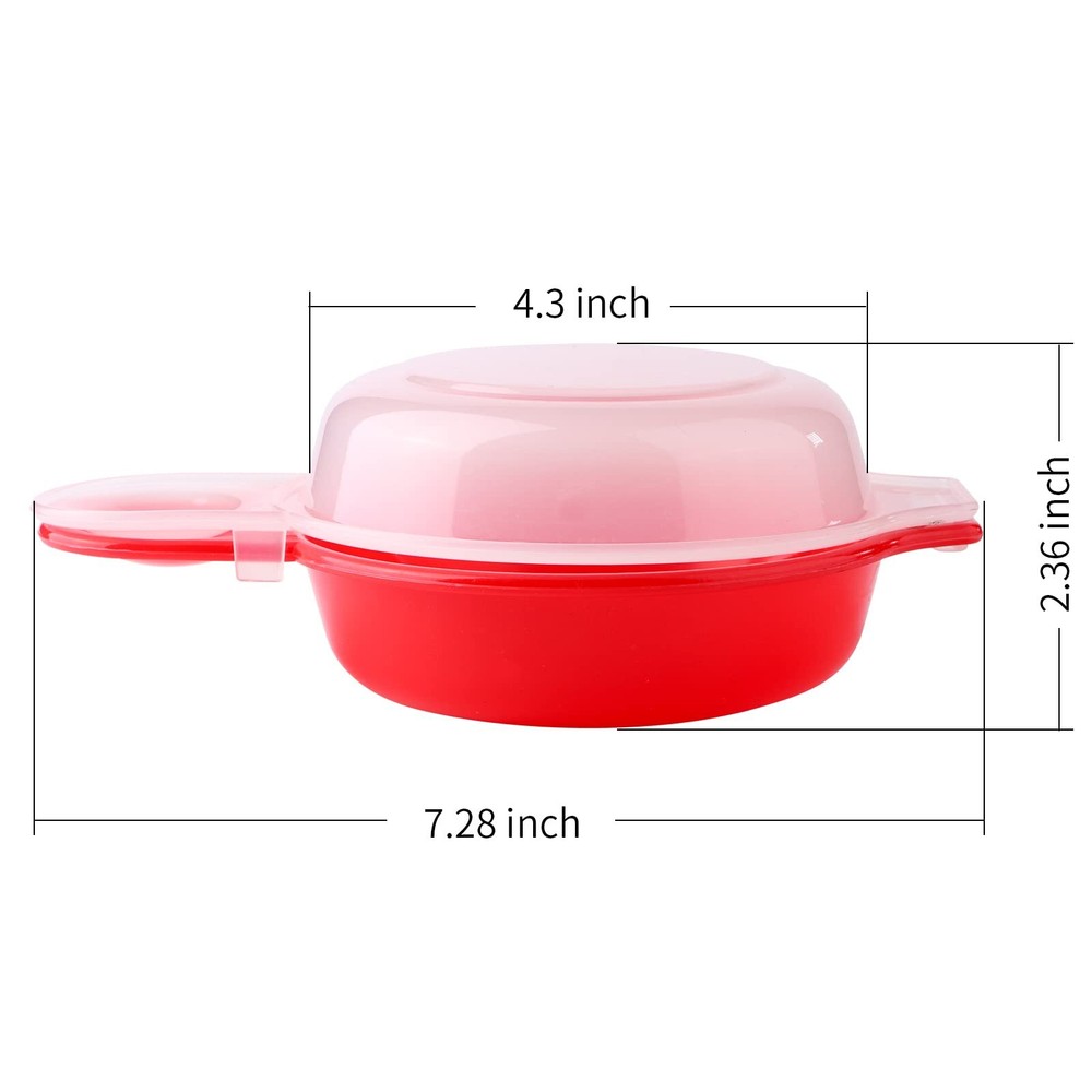 2 Pack Microwavable Non-Stick Omelet Maker Egg Cooker Pancake Mold Egg Roller