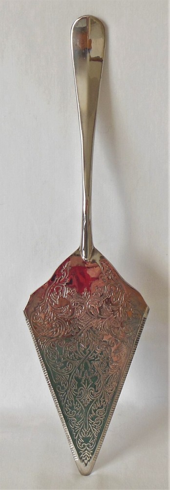 International Silver IS Silverplate Solid Cake Pie Server INS630