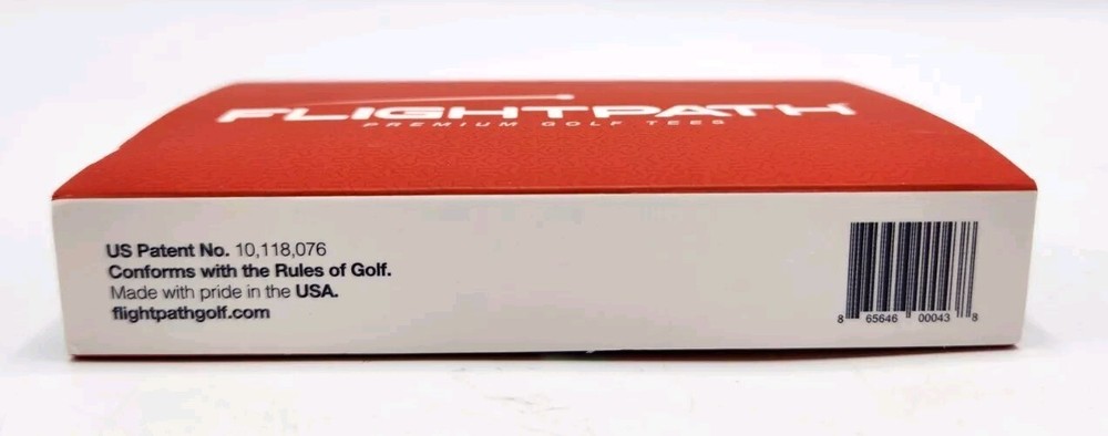 FlightPath Premium Durable Plastic 2.75" Tall Golf Tees, 8 Pack For Golf Shot