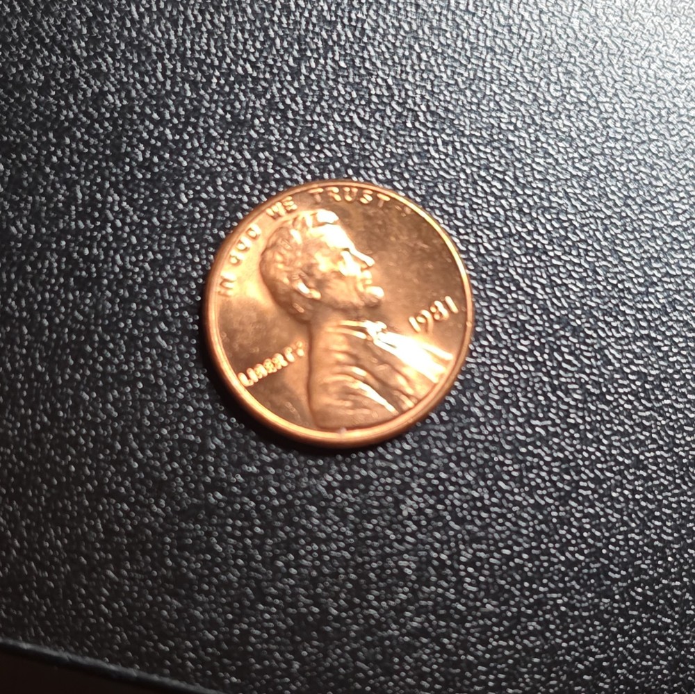 *1981-P Lincoln Cent Roll, Choice Uncirculated in holder.