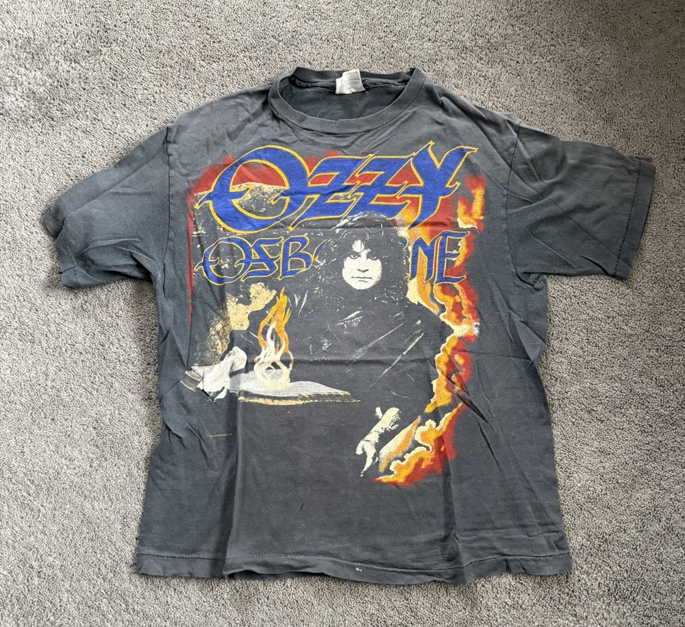 OzzY Osbourne 1988 No Rest For The Wicked Vintage Shirt Large ✌️
