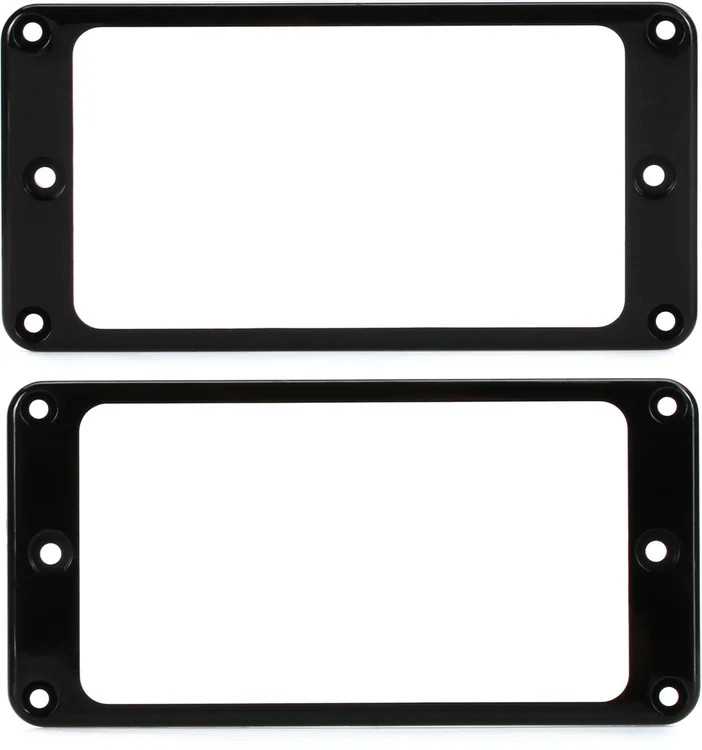 PRS Humbucker Pickup Rings - Black - Universal Angle