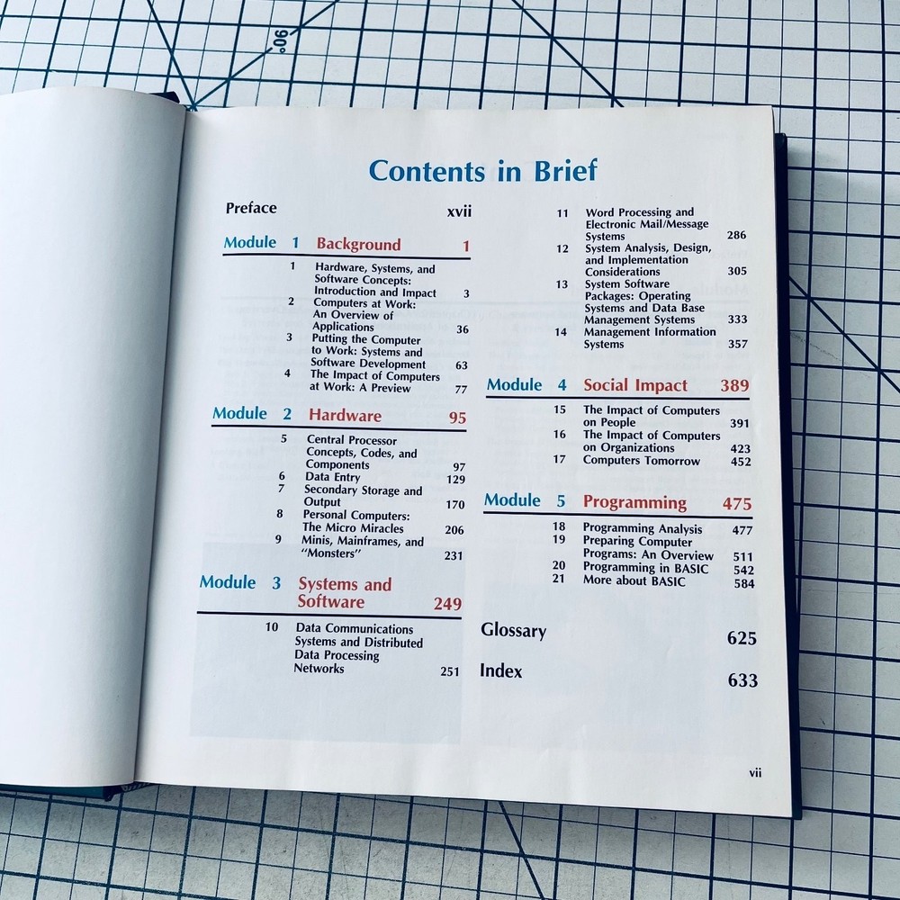 Computers Today Donald H. Sanders 1983 Vintage Computer Computing Textbook