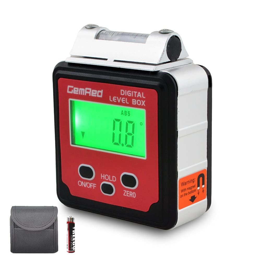 Magnetic Digital Level Box LCD Angle Finder Protractor Inclinometer Bevel Gauge