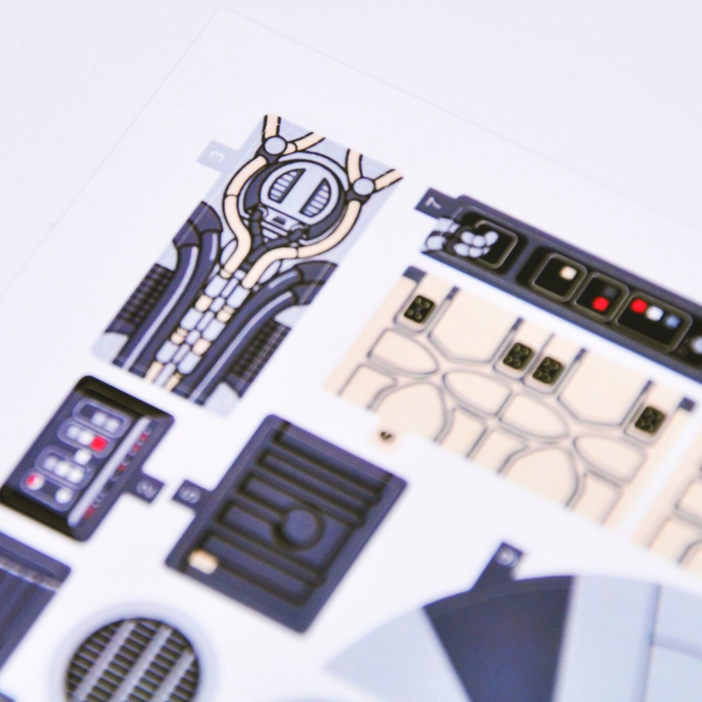 Replacement sticker for set 75105 Precut sticker