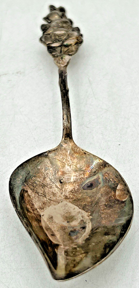 REED & BARTON HARLEQUIN JELLY SERVER, LADLE, LEMON FORK & OLIVE FORK SILVERPLATE