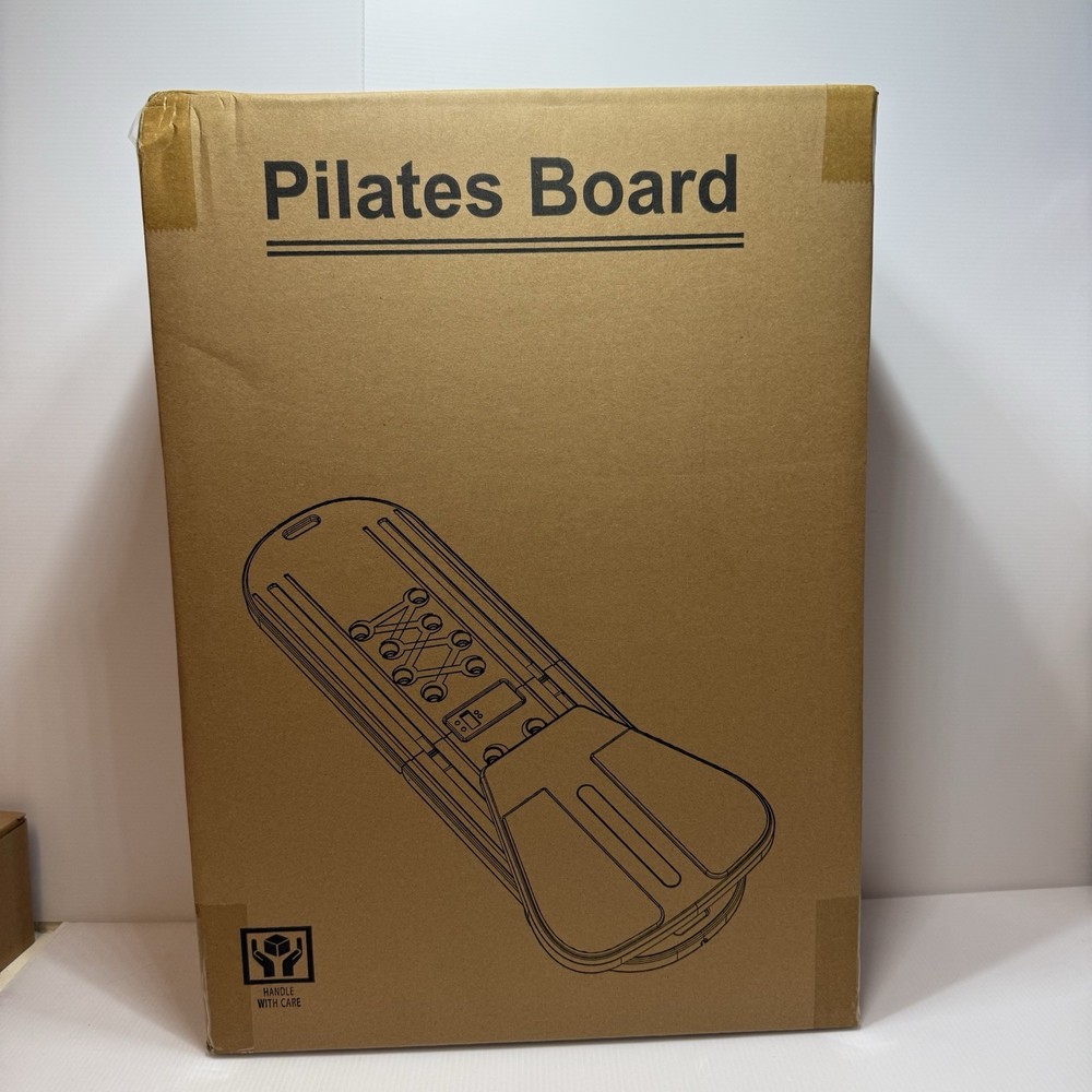 Pilates Board Reformer Set Multifunctional Abdominal Board Black